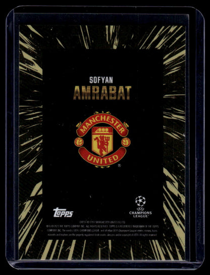 2023-24 Topps Gold UEFA Club Competitions Sofyan Amrabat