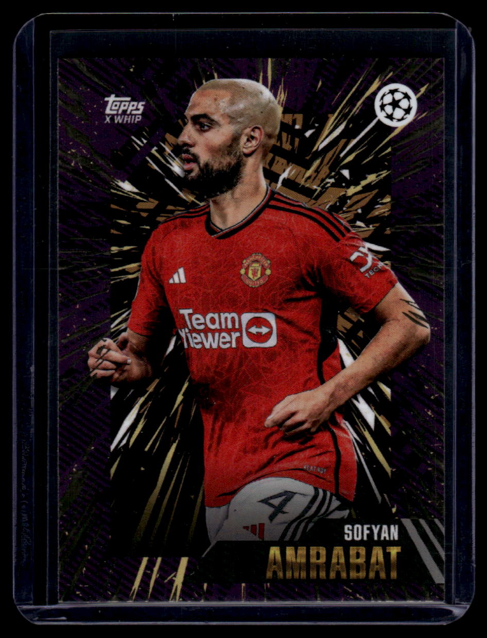 2023-24 Topps Gold UEFA Club Competitions Sofyan Amrabat