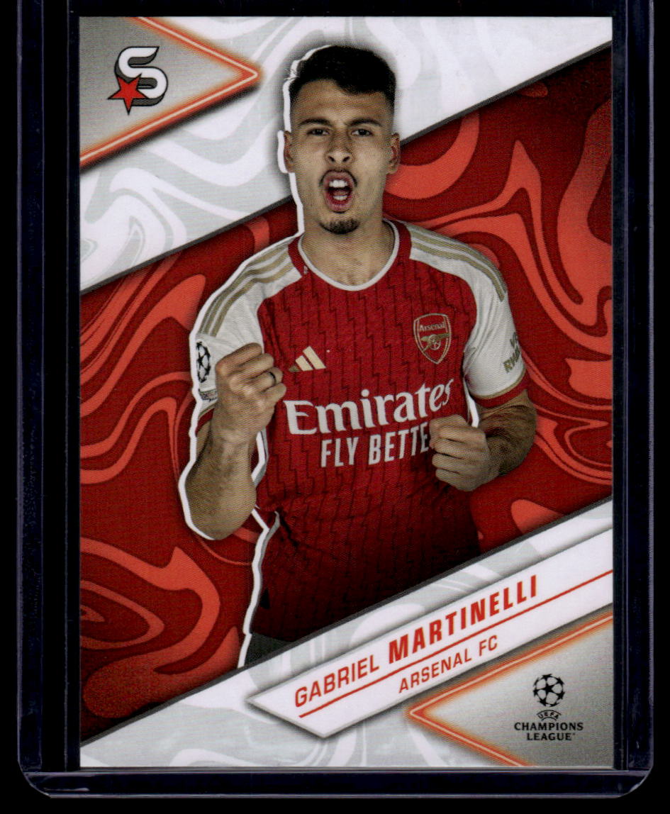 2023-24 Topps UEFA Club Competitions Superstars #9 Gabriel Martinelli