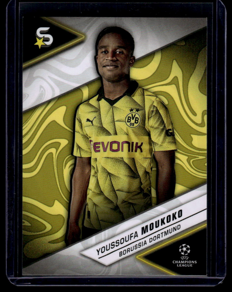 2023-24 Topps UEFA Club Competitions Superstars #24 Youssoufa Moukoko