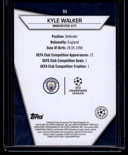 2023-24 Topps UEFA Club Competitions Superstars #94 Kyle Walker