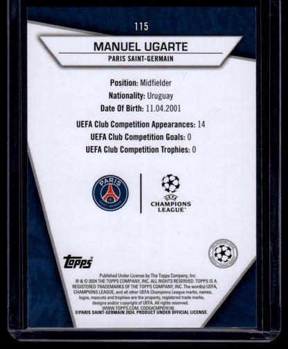 2023-24 Topps UEFA Club Competitions Superstars #115 Manuel Ugarte