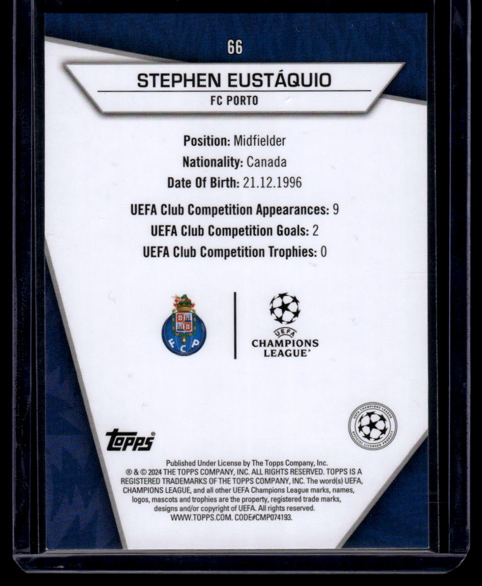 2023-24 Topps UEFA Club Competitions Superstars #66 Stephen Eustáquio