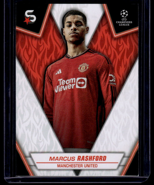 2023-24 Topps UEFA Club Competitions Superstars #98 Marcus Rashford