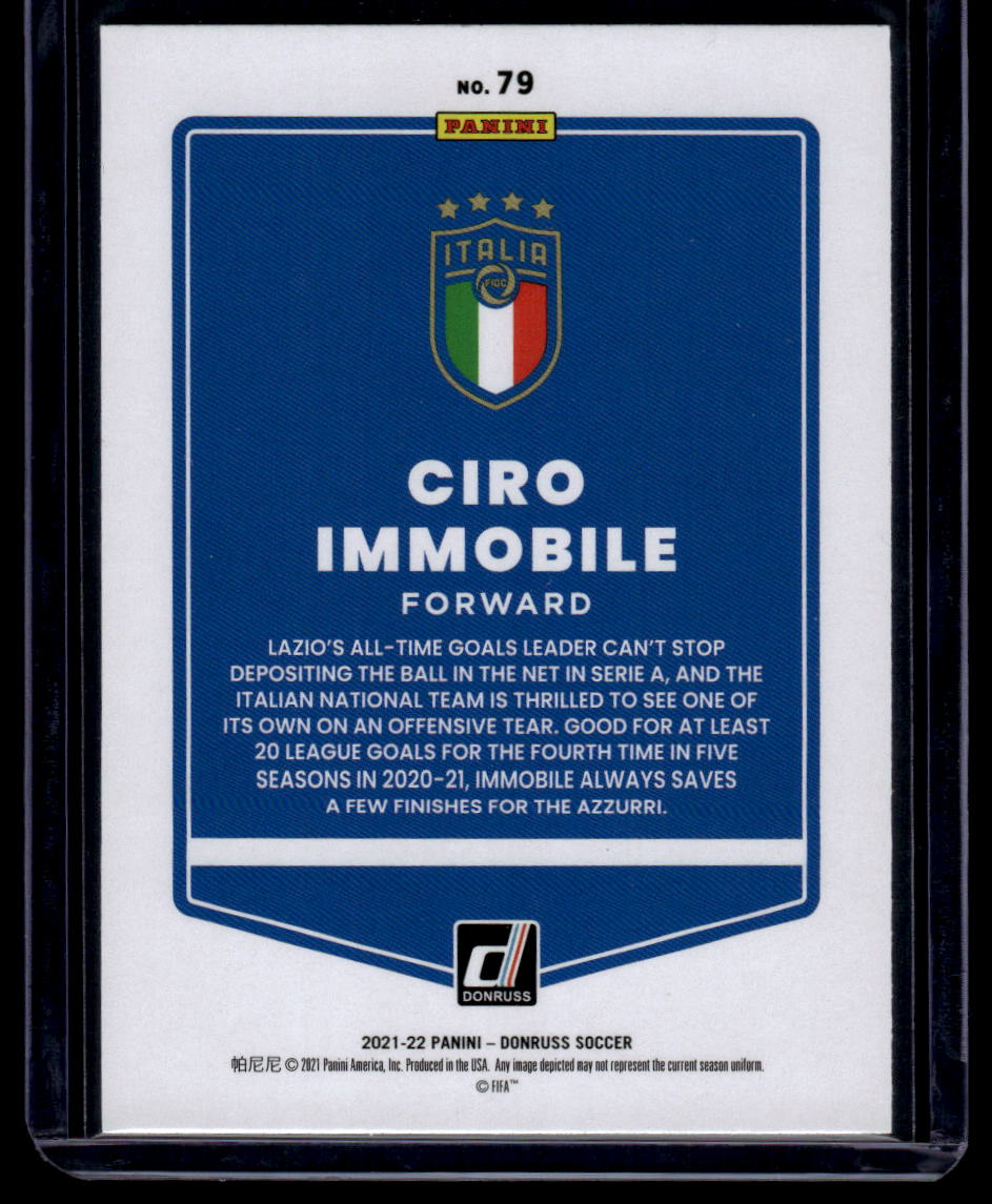 2021-22 Donruss #79 Ciro Immobile