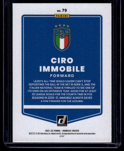 2021-22 Donruss #79 Ciro Immobile