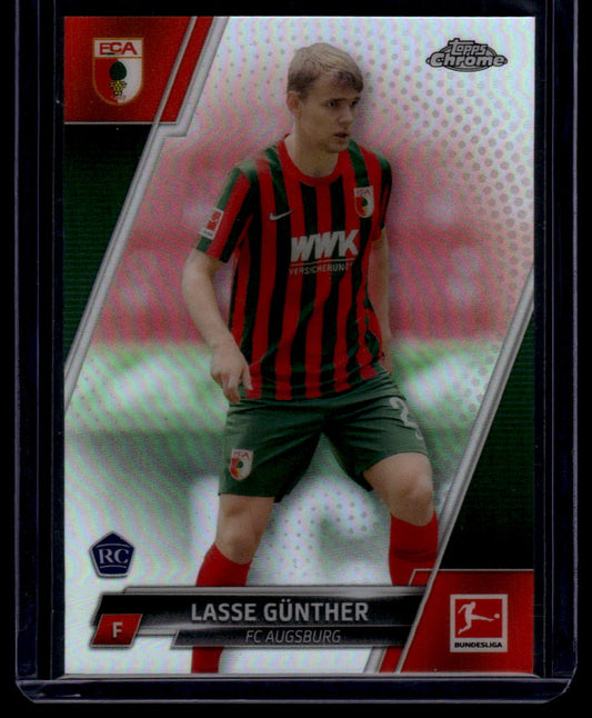 2021-22 Topps Chrome Bundesliga #5 Lasse Günther Refractors