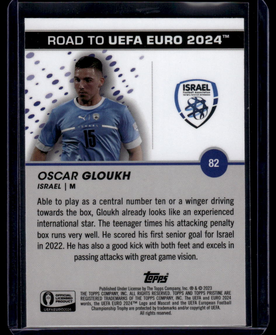 2023 Topps Pristine Road To Euro 2024 #82 Oscar Gloukh