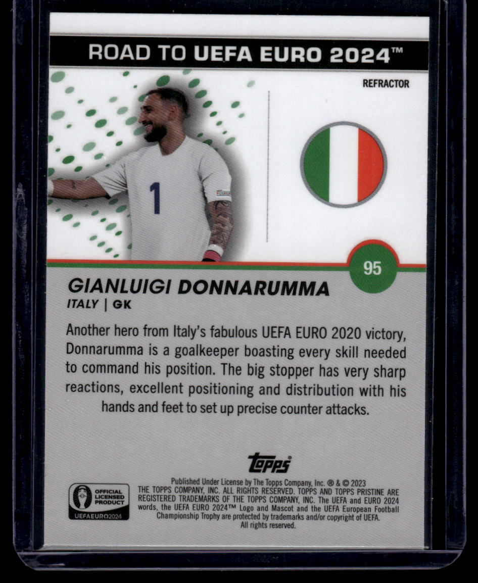 2023 Topps Pristine Road To Euro 2024 #95 Gianluigi Donnarumma