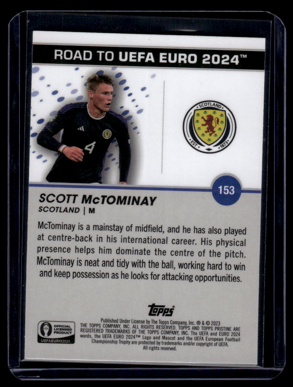 2023 Topps Pristine Road To Euro 2024 #153 Scott McTominay