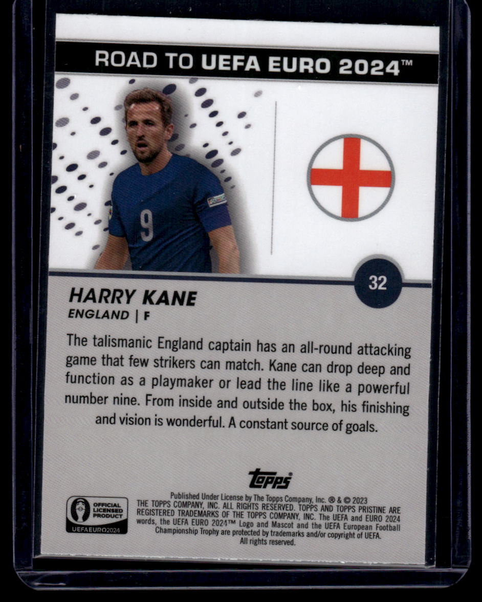 2023 Topps Pristine Road To Euro 2024 #32 Harry Kane