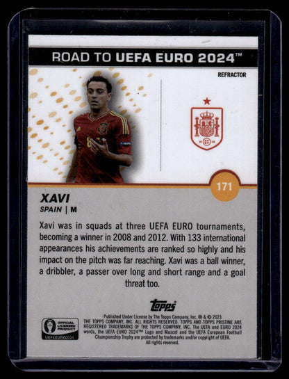 2023 Topps Pristine Road To Euro 2024 #171 Xavi Refractors