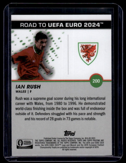 2023 Topps Pristine Road To Euro 2024 #200 Ian Rush