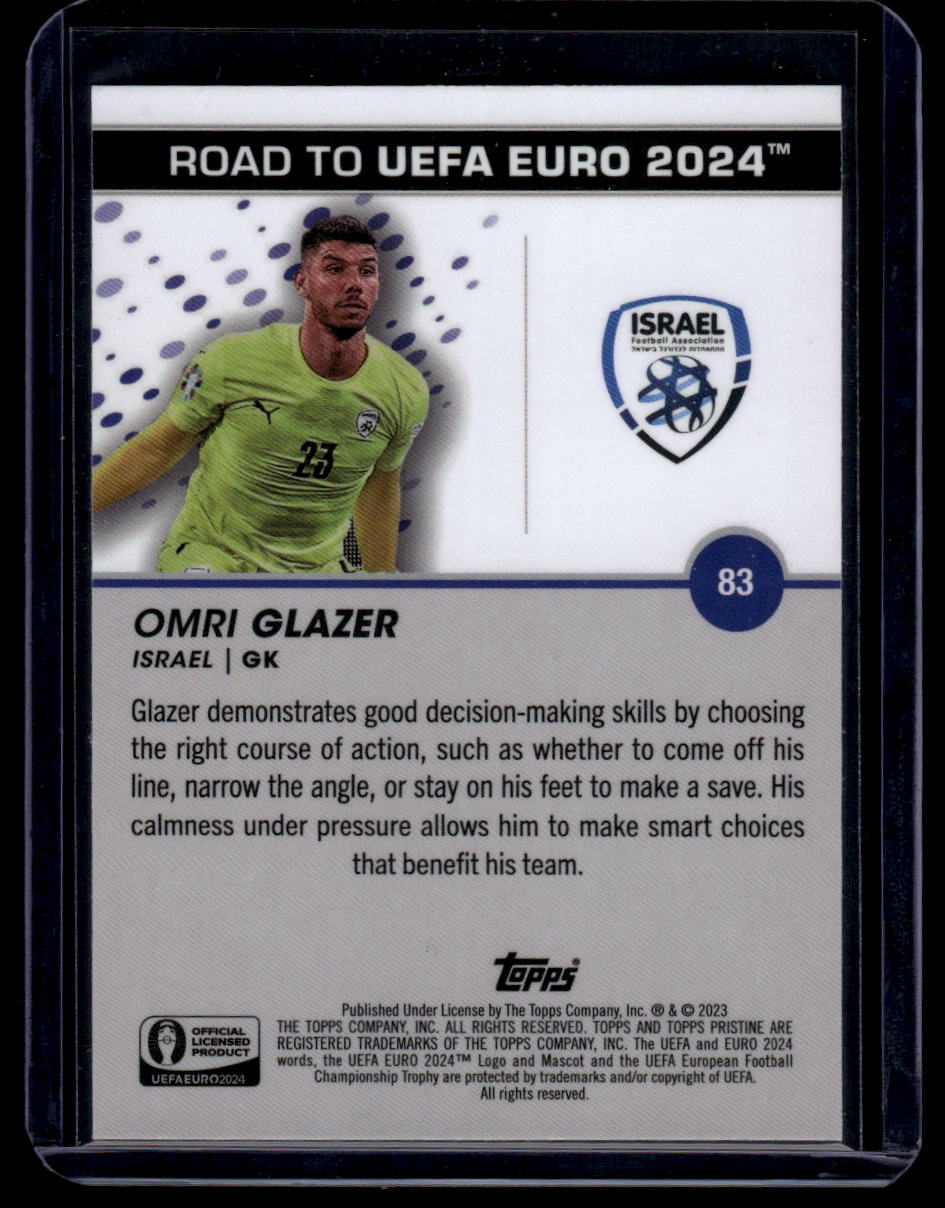 2023 Topps Pristine Road To Euro 2024 #83 Omri Glazer