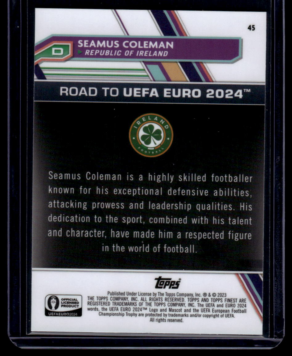 2023 Finest Road to UEFA EURO 2024 #45 Seamus Coleman