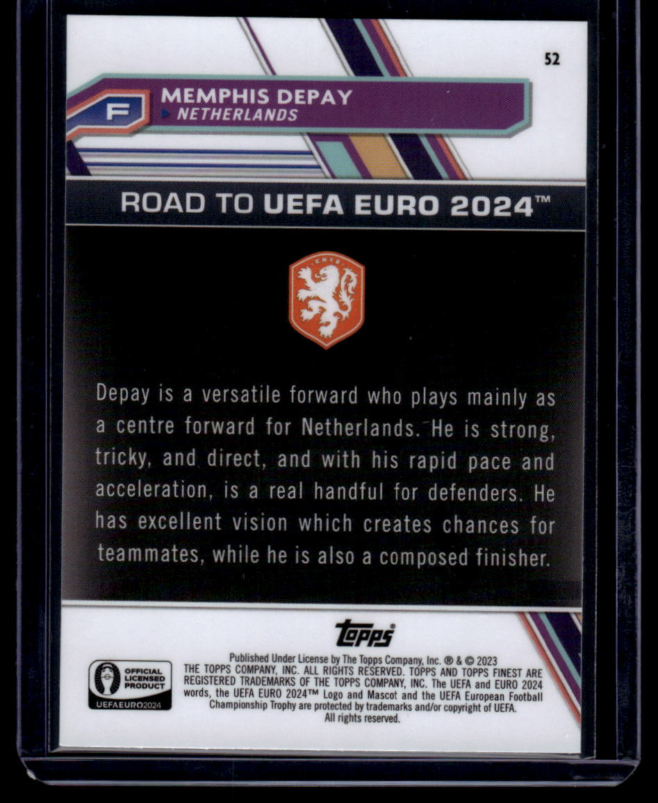 2023 Finest Road to UEFA EURO 2024 #52 Memphis Depay