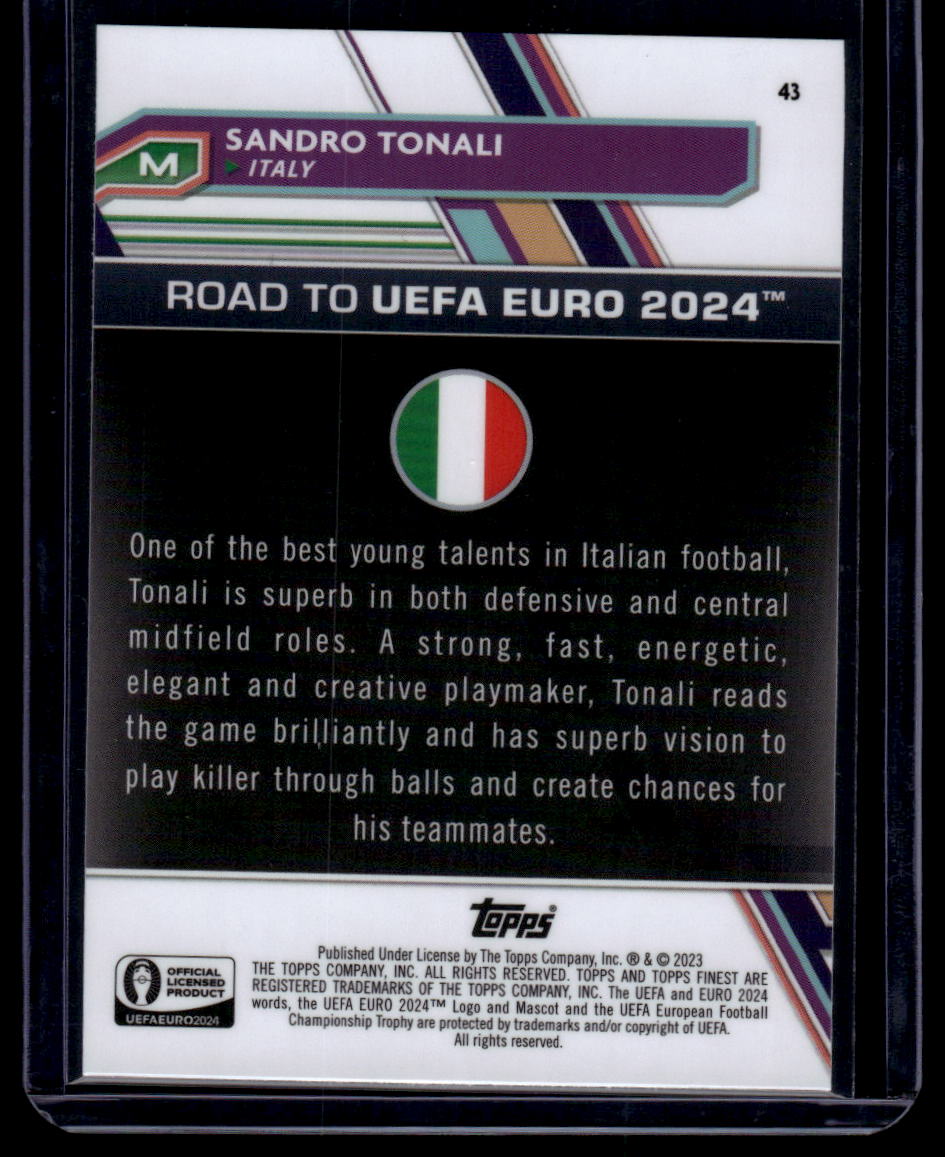 2023 Finest Road to UEFA EURO 2024 #43 Sandro Tonali