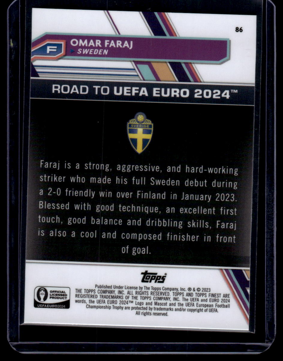 2023 Finest Road to UEFA EURO 2024 #86 Omar Faraj