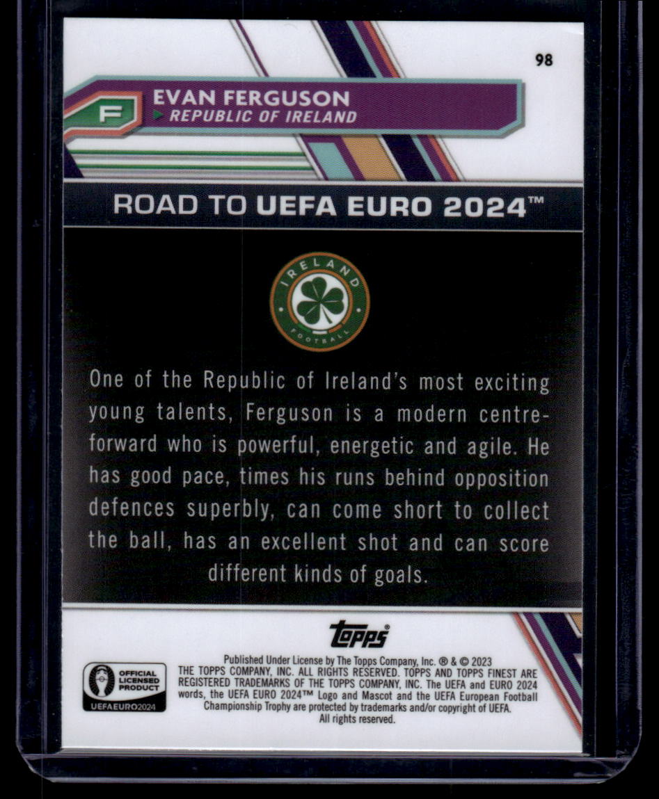 2023 Finest Road to UEFA EURO 2024 #98 Evan Ferguson