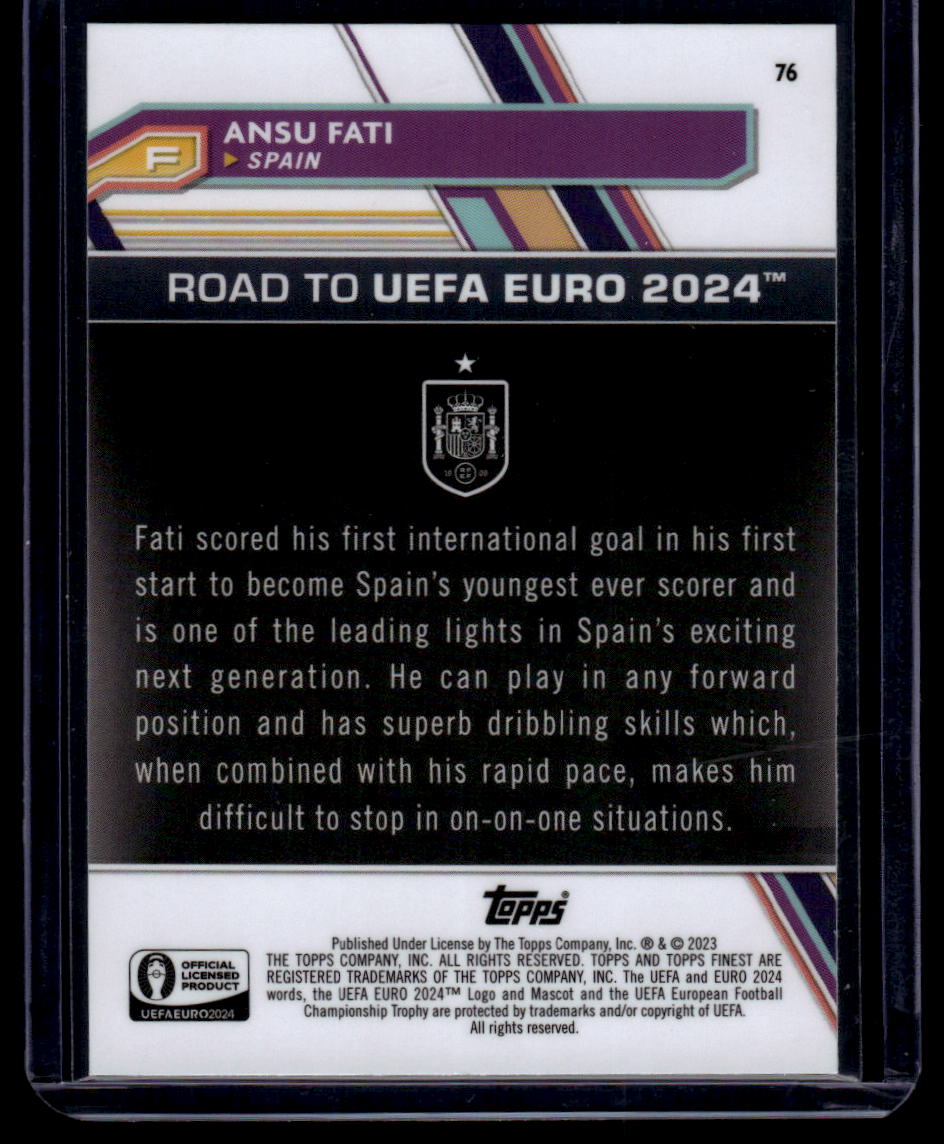 2023 Finest Road to UEFA EURO 2024 #76 Ansu Fati