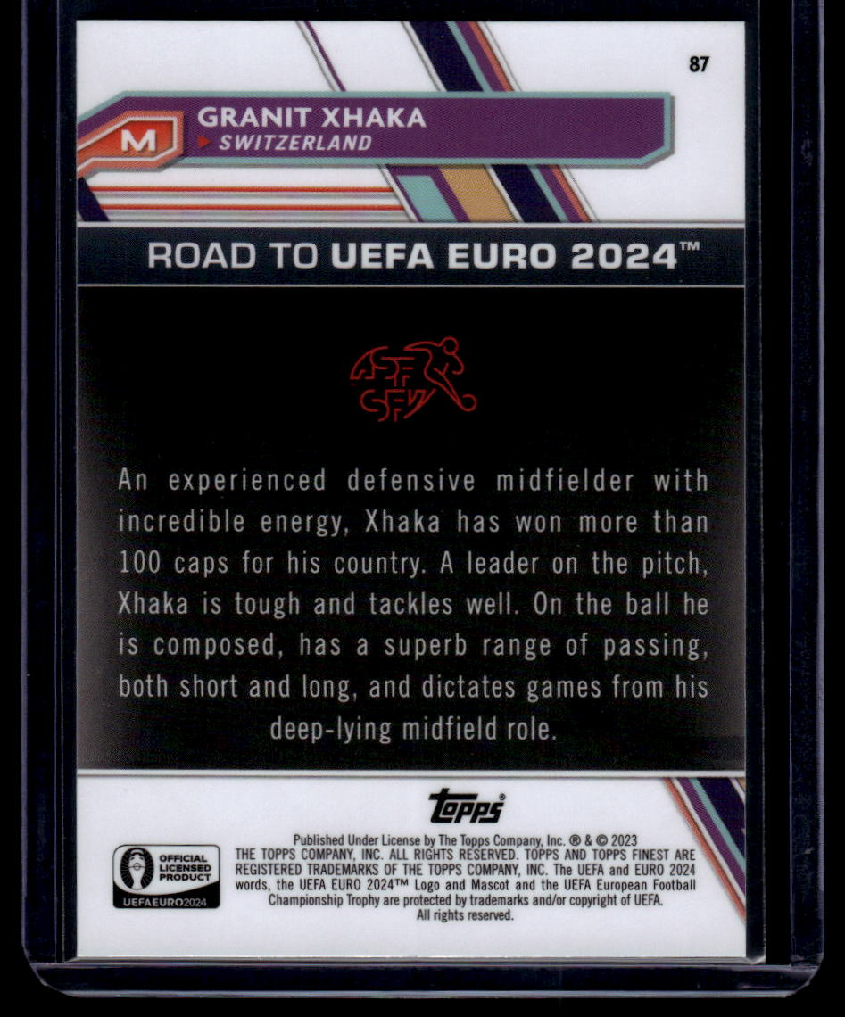 2023 Finest Road to UEFA EURO 2024 #87 Granit Xhaka