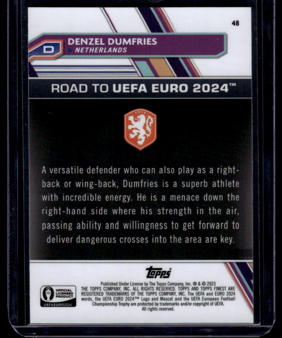 2023 Finest Road to UEFA EURO 2024 #48 Denzel Dumfries