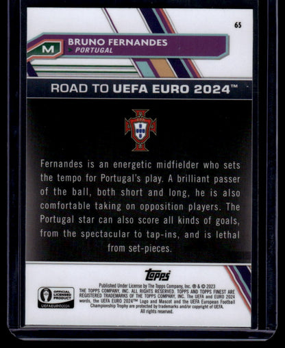 2023 Finest Road to UEFA EURO 2024 #65 Bruno Fernandes