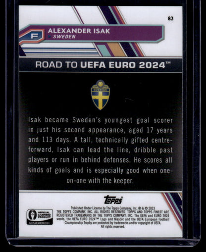 2023 Finest Road to UEFA EURO 2024 #82 Alexander Isak