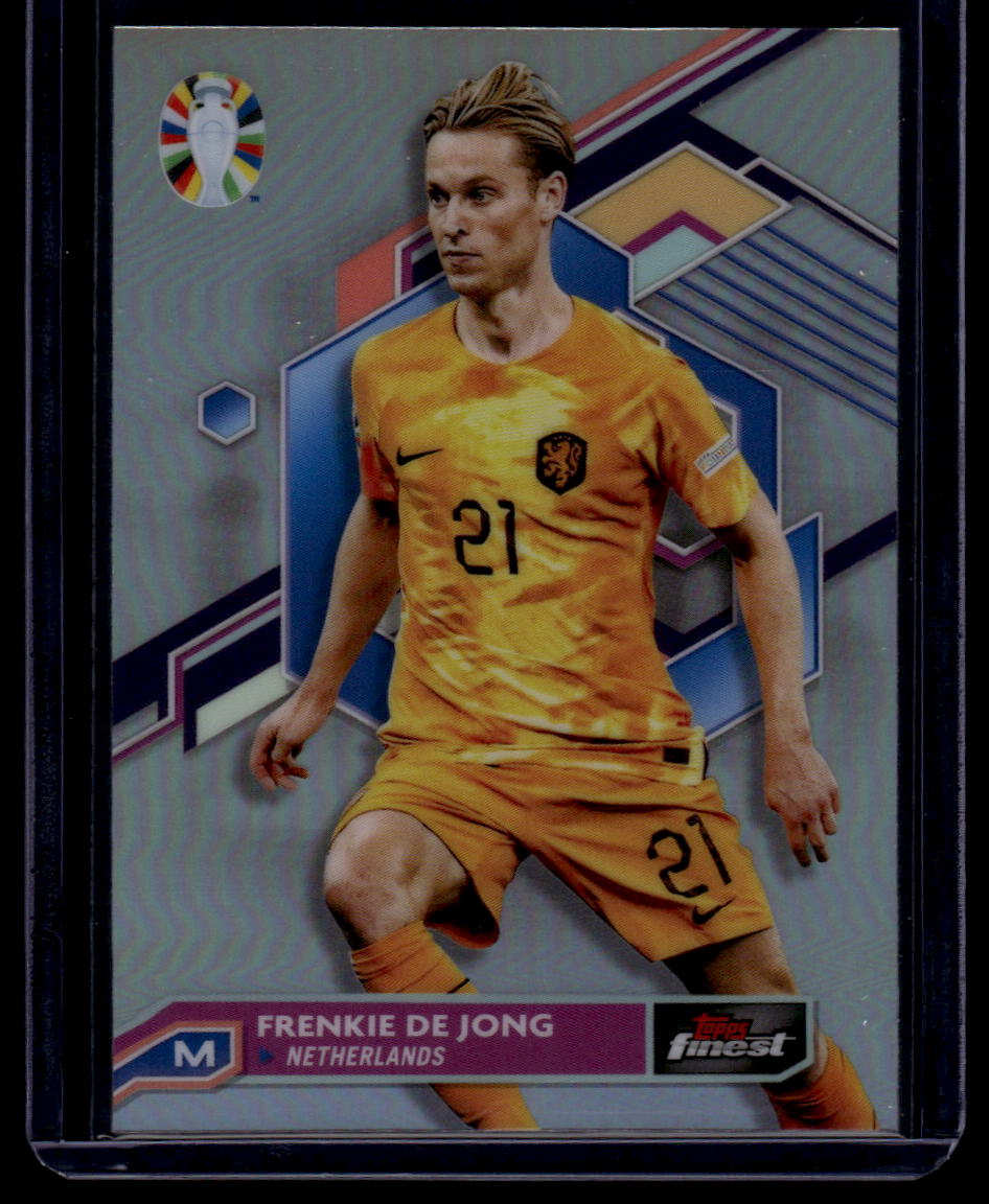 2023 Finest Road to UEFA EURO 2024 #51 Frenkie de Jong Refractor