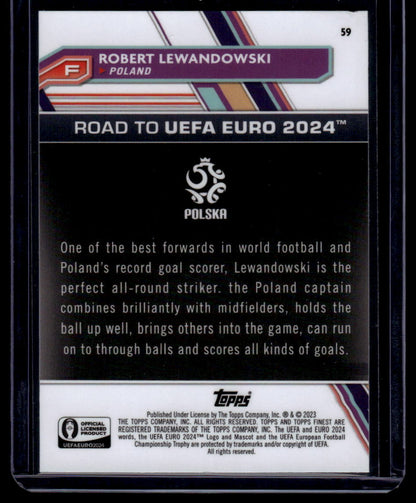 2023 Finest Road to UEFA EURO 2024 #59 Robert Lewandowski