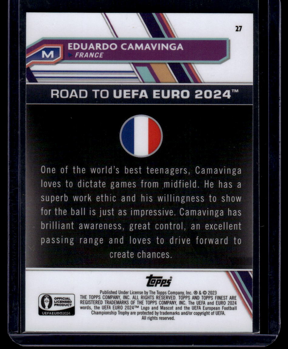 2023 Finest Road to UEFA EURO 2024 #27 Eduardo Camavinga