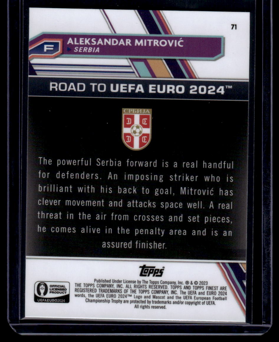 2023 Finest Road to UEFA EURO 2024 #71 Aleksandar Mitrović