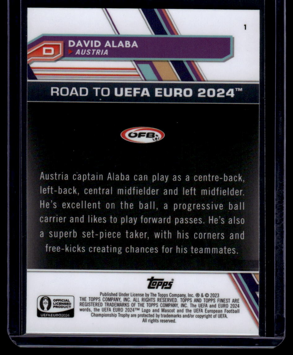 2023 Finest Road to UEFA EURO 2024 #1 David Alaba