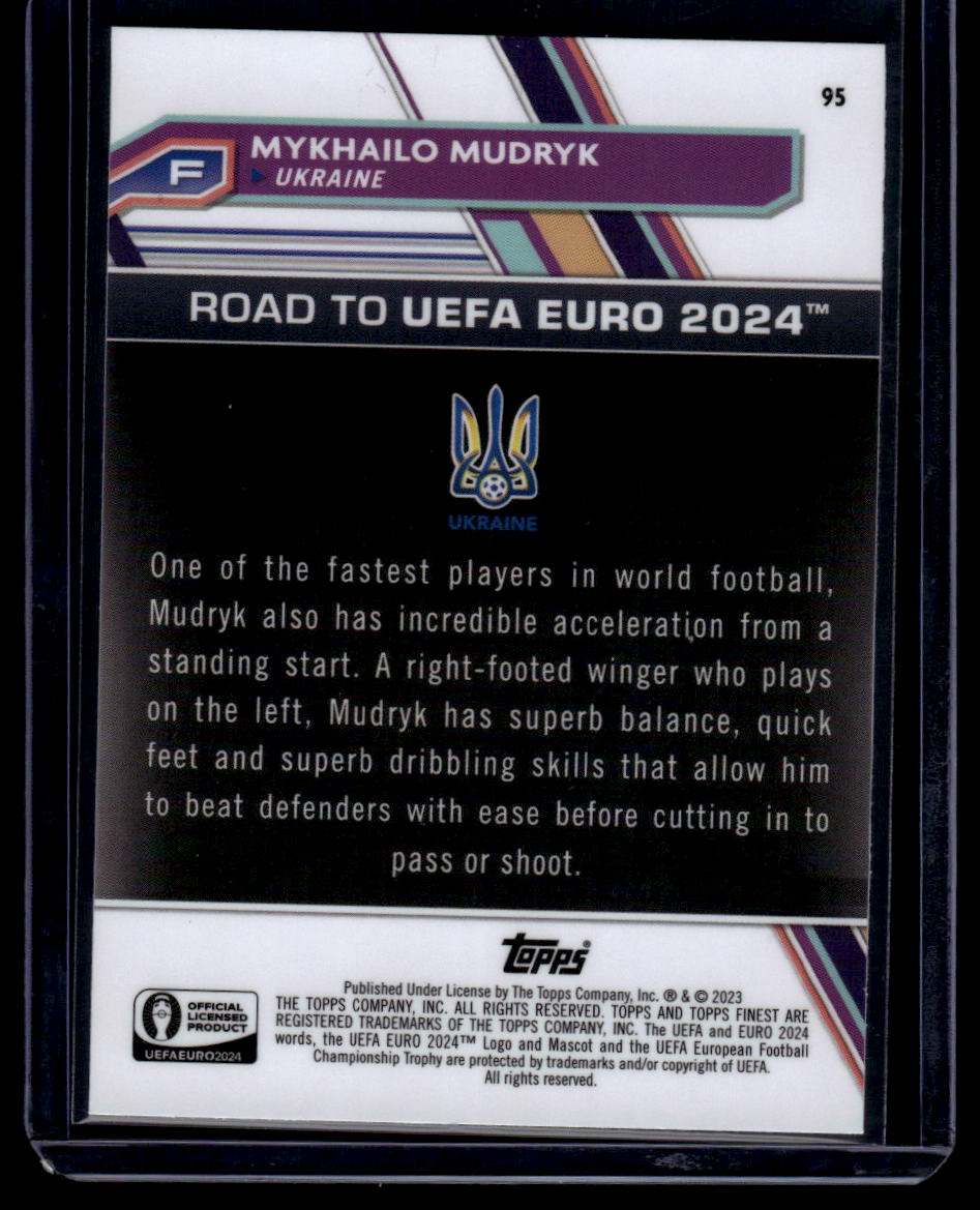 2023 Finest Road to UEFA EURO 2024 #95 Mykhailo Mudryk