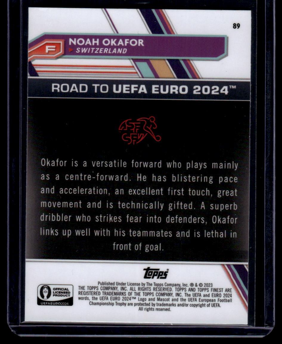 2023 Finest Road to UEFA EURO 2024 #89 Noah Okafor