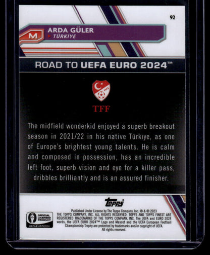 2023 Finest Road to UEFA EURO 2024 #92 Arda Güler