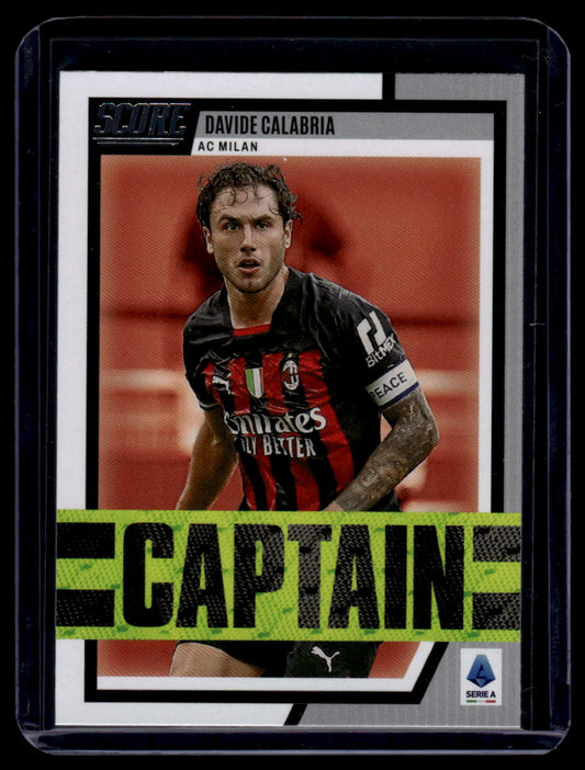 2022-23 Score Serie A #1 Davide Calabria Captain