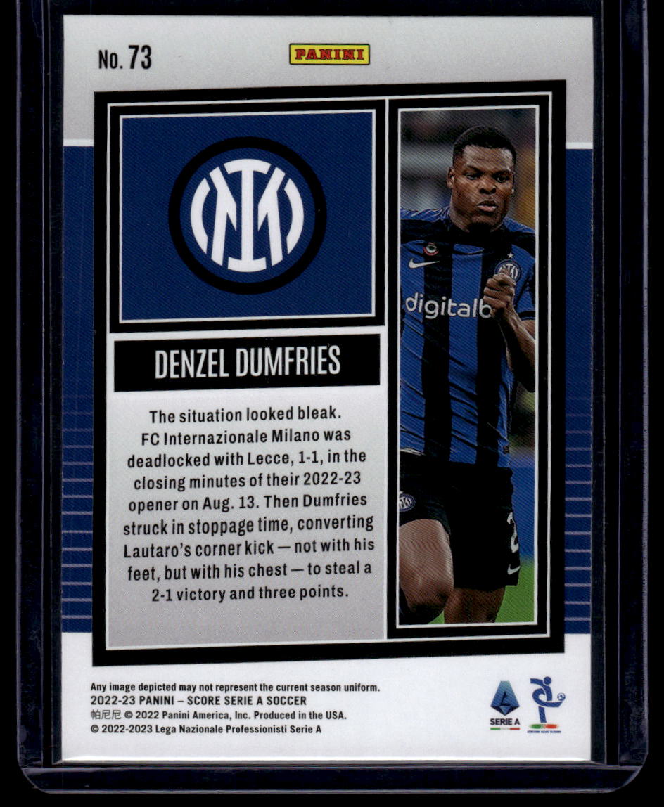 2022-23 Score Serie A #73 Denzel Dumfries