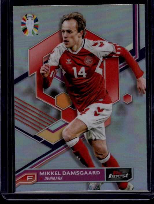 2023 Finest Road to UEFA EURO 2024 #19 Mikkel Damsgaard Refractor