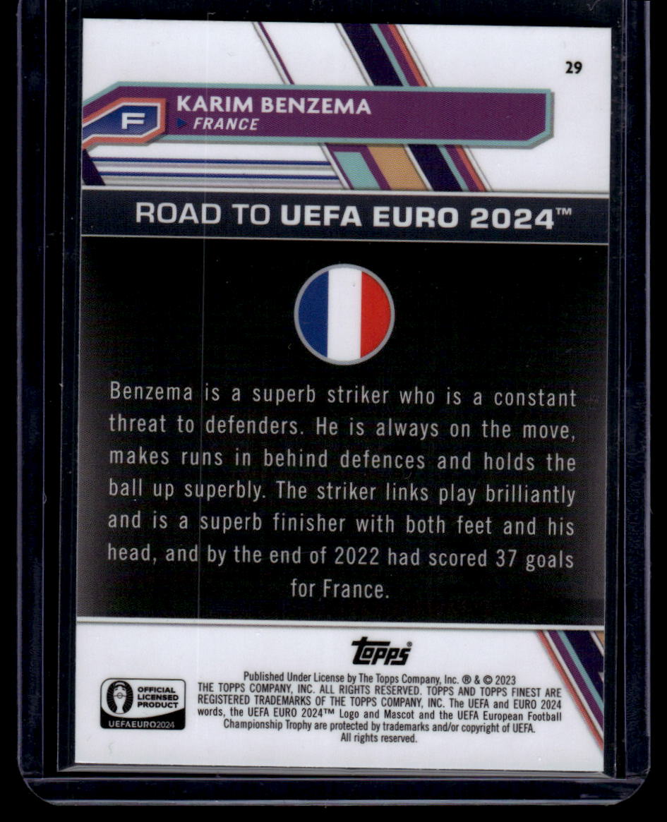 2023 Finest Road to UEFA EURO 2024 #29 Karim Benzema