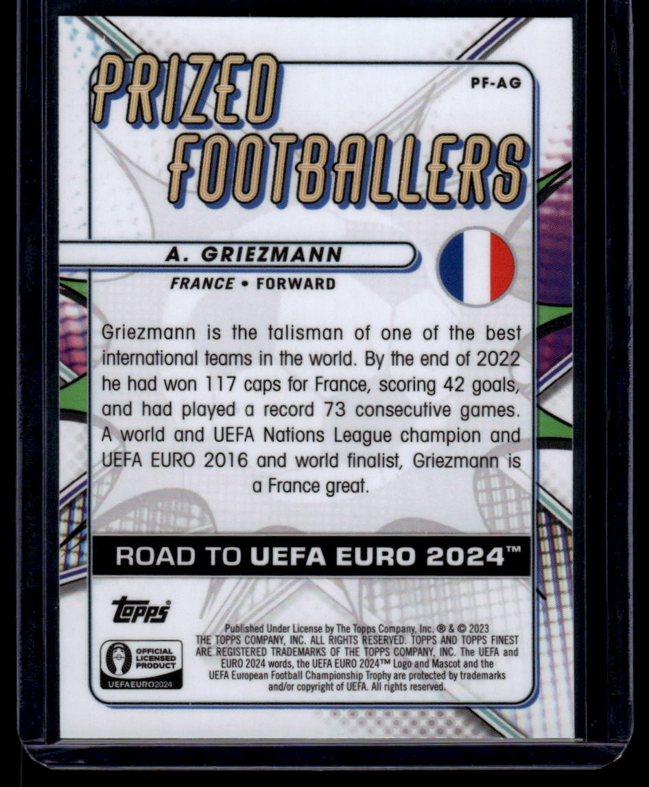 2023 Finest Road to UEFA EURO 2024 #PF-AG Antoine Griezmann Prized Footballers