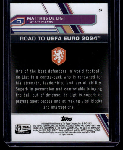 2023 Finest Road to UEFA EURO 2024 #53 Matthijs de Ligt