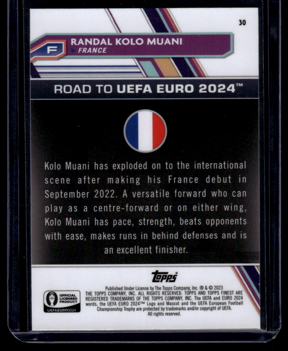 2023 Finest Road to UEFA EURO 2024 #30 Randal Kolo Muani