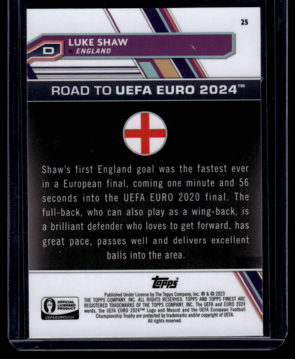 2023 Finest Road to UEFA EURO 2024 #25 Luke Shaw