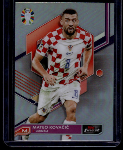 2023 Finest Road to UEFA EURO 2024 #12 Mateo Kovačić Refractor