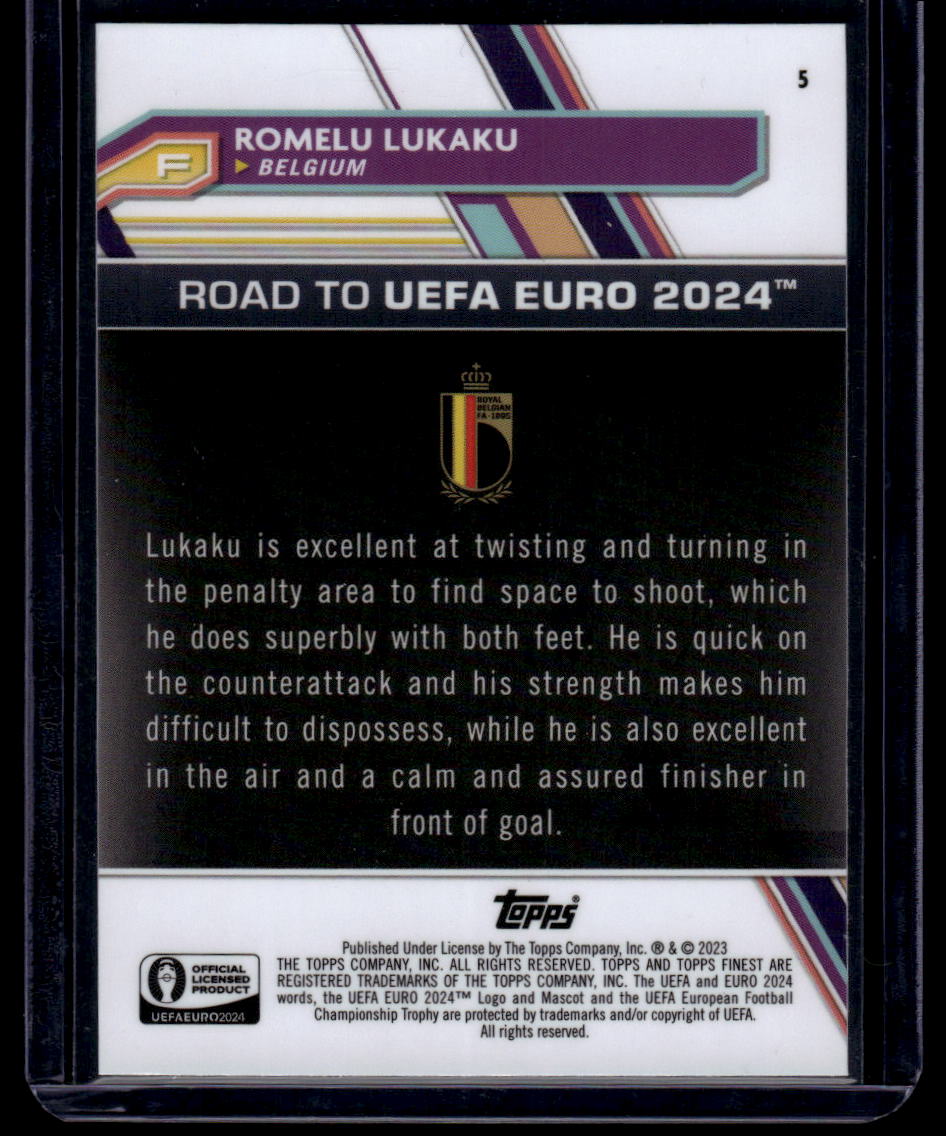 2023 Finest Road to UEFA EURO 2024 #5 Romelu Lukaku