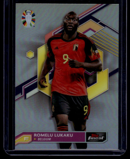 2023 Finest Road to UEFA EURO 2024 #5 Romelu Lukaku Refractor