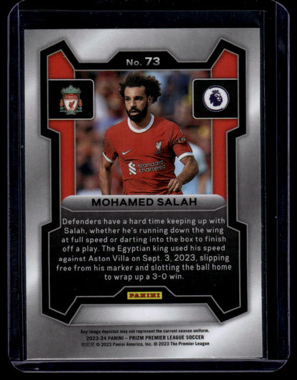 2023-24 Panini Prizm Premier League #73 Mohamed Salah