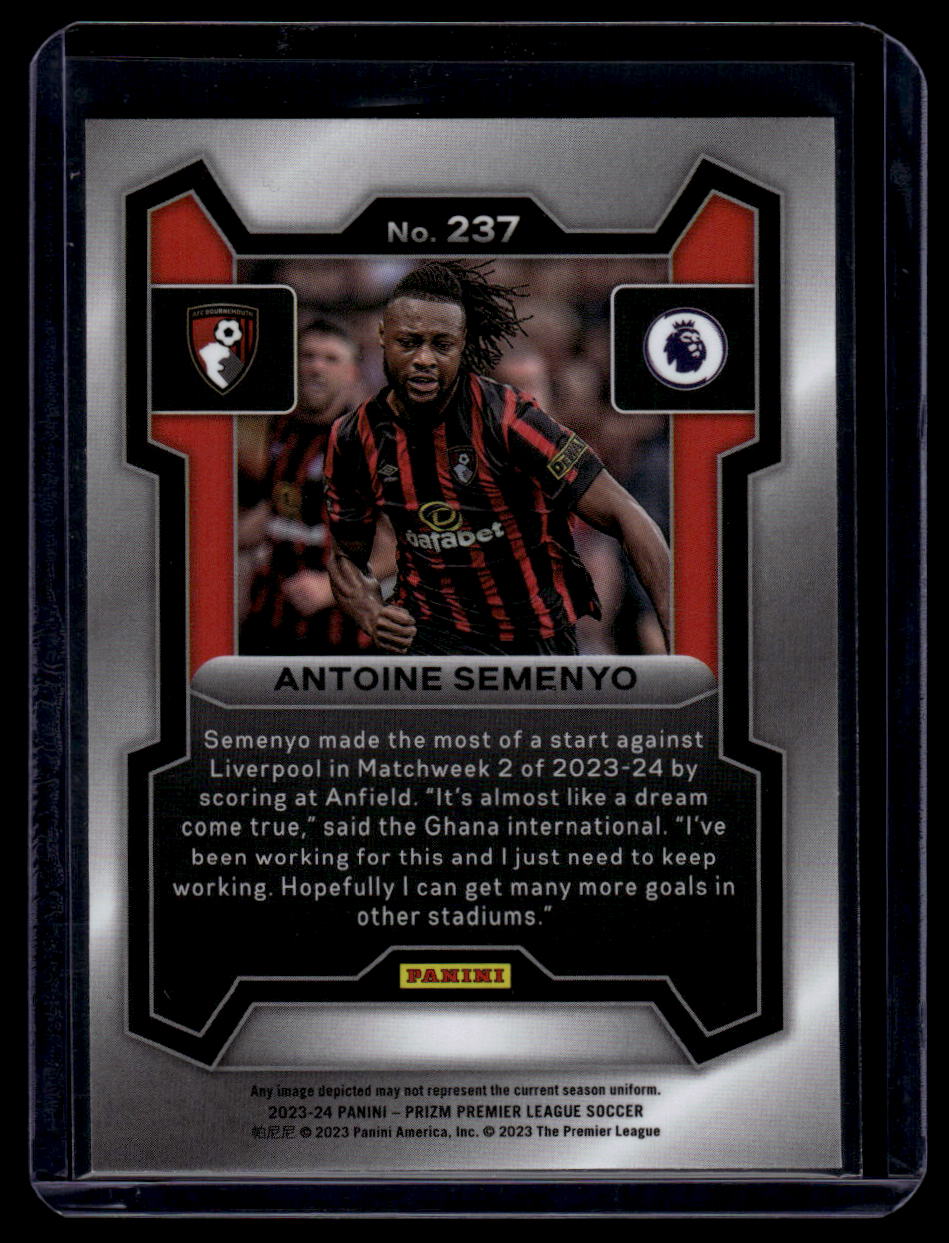 2023-24 Panini Prizm Premier League #237 Antoine Semenyo