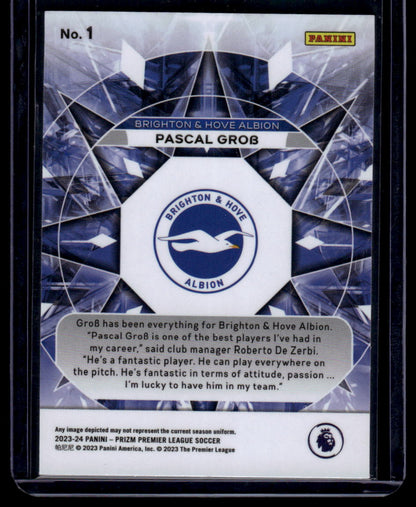 2023-24 Panini Prizm Premier League #1 Pascal Groß Kaleidoscopic